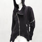 Kapuzenjacke asymmetrisch, Kapuzenjacke dark avantgarde, darkavantgarde fashion, Gothic Kapuzenjacke, Gothic Kapuzenhoodie, darkavantgarde hoodie