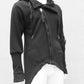 Kapuzenjacke asymmetrisch, Kapuzenjacke dark avantgarde, darkavantgarde fashion, Gothic Kapuzenjacke, Gothic Kapuzenhoodie, darkavantgarde hoodie