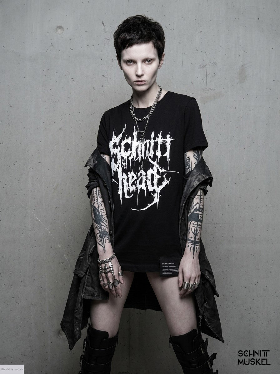 Schnittmukel, Schnitthead, darkwear, darkavantgarde fashion, Rave T-Shirt