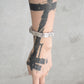 silberplattiertas Armband, darkavantgarde Schmuck, darkavantgarde Armband, Technoschmuck, biomorphes Armband