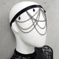 Beinschmuck, Beinkette, Beinharness, Strumpfband, Gothic Accessoire