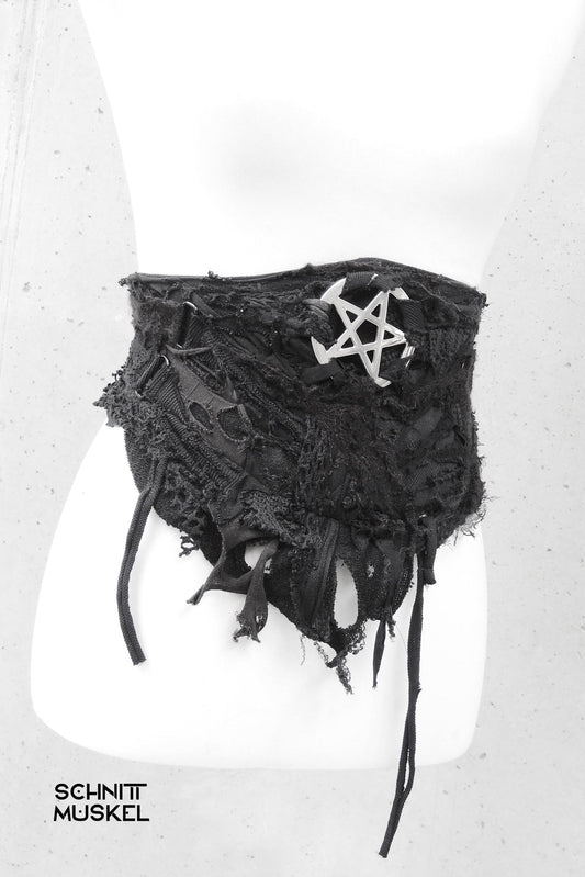 Unikat Taillenkorsett "666"