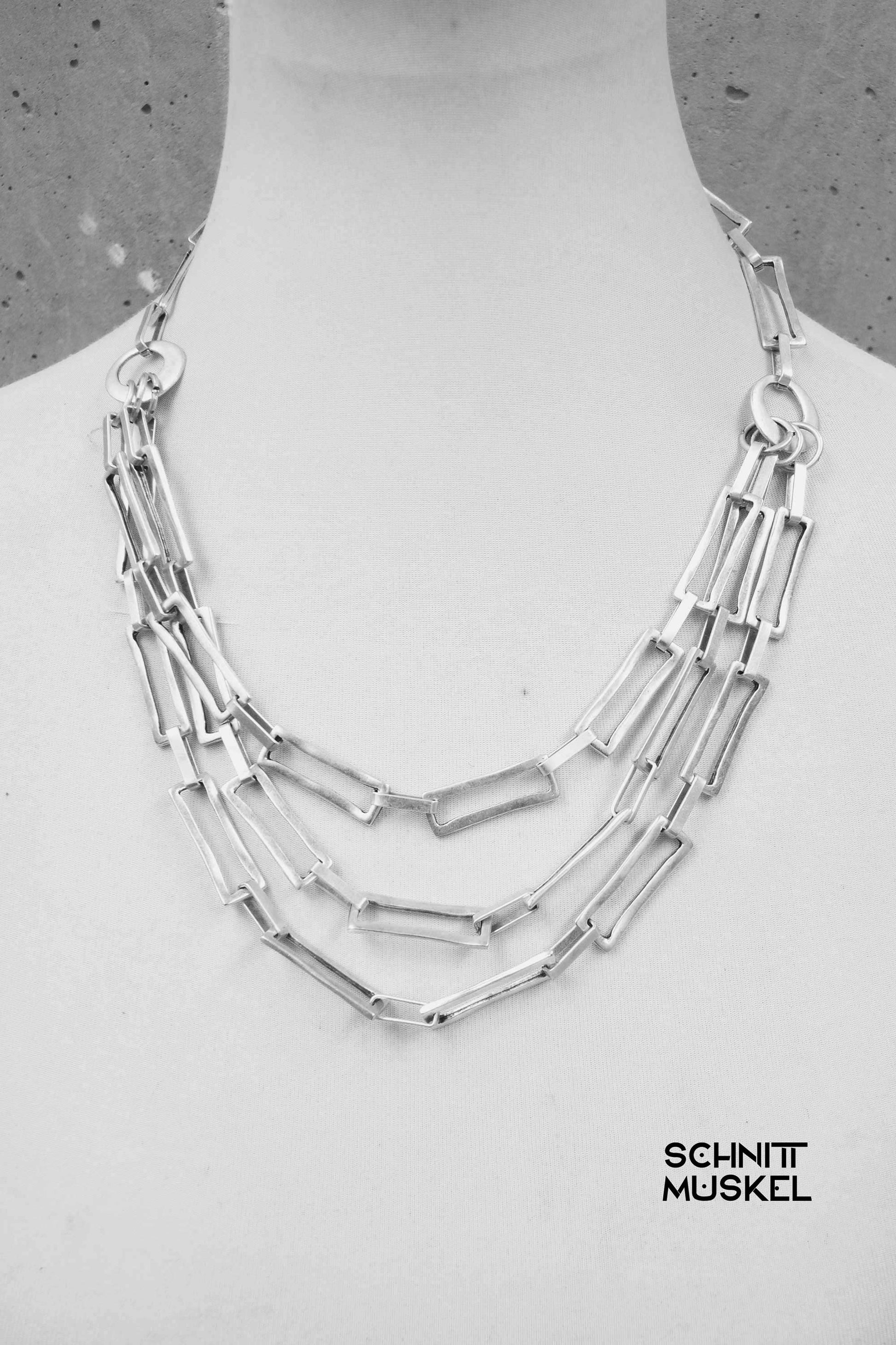 Kettencollier, Halschmuck Kette, grobe Kette Halschmuck, chunky chain