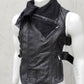 Lederweste, darkcyber Weste, Kinky Mode, Kinky Mode füe Herren, Gothicweste, ravestyle, postapokalyptische darkavantgarde Weste