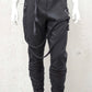 Ninjahose, Leinenhose, darkwear, darkavantgarde Hose, darkavantgarde mode, darkavantgarde Herrenhose, drop chrotch Hose, Gothichose, Gothicmode für Herren, destroyed Mode