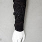 Armschiene, Necronomicon Accessoire, textile Armschiene, Gothic Armstulpen, Gothic Armschiene, Gothic Accessoire, schwarze Armschiene LARP