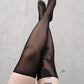 Gothic Socken, schwarze Netzsocken, schwarze Netzkniestrümpfe, feine Netzkniestrümpfe, mesh Kniestrümpfe, Gothic Kniestrümpfe