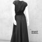 Schwarzes Abendkleid, Gothickleid, darkavantgarde Kleid, darkwear, altweardress, darkavantgardedress, destroyeddress,, gothicdress,