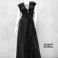Schwarzes Abendkleid, Gothickleid, darkavantgarde Kleid, darkwear, altweardress, darkavantgardedress, destroyeddress,, gothicdress,