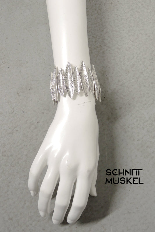 Federschmuck, Armband mit Federn, Federarmband, nicht allergener Schmuck
