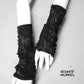 schwarze Armstulpen, darkavantgarde armwarmer, darkavantgarde Armstulpen, Gothic Armstulpen, darkcyber Armstulpen, darkcyber Kleidung, postapokalyptische Kleidung