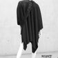 Gothicponcho, Ponchoschal schwarz, darkavantgarde, darkwear, riesiger Schal, Gothicmode für Herren, Gothicmode Accessoire