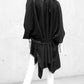 Gothicponcho, Ponchoschal schwarz, darkavantgarde, darkwear, riesiger Schal, Gothicmode für Herren, Gothicmode Accessoire