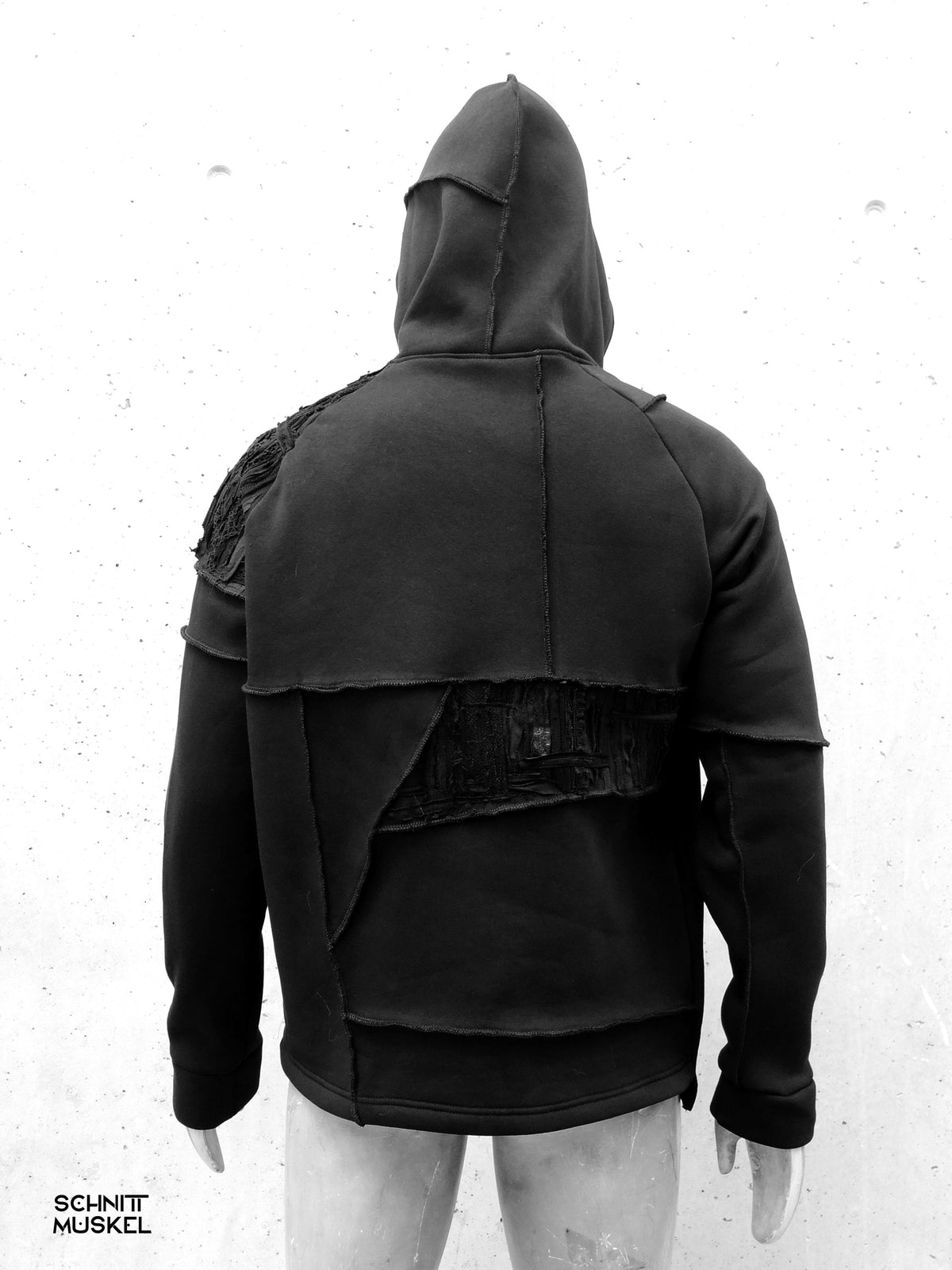 destroyed Pullover, low waist Pullover, Gothic Pullover, darkwear, darkavantgarde, Gothicmode für Männer, Rick ownes Pullover
