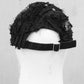 darkavantgarde Cap, custom Cap, Oneofakind Cap, Gothicschiebermütze, Gothicschirmmütze, Baseballcap schwarz, destroyed Cap