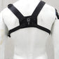 Harness Weste, schwarze Harness Weste, Techwear Harness, Gothic Fashion Germany, Kinky Outfit Accessoire, Schnittmuskel Harness, avantgarde Mode, Unisex Tactical Vest, Fetish Fashion Harness