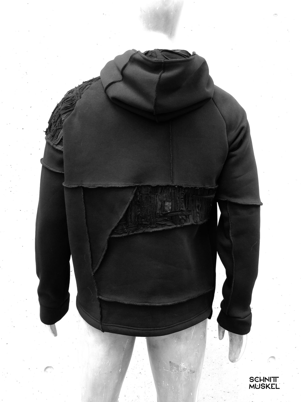 destroyed Pullover, low waist Pullover, Gothic Pullover, darkwear, darkavantgarde, Gothicmode für Männer, Rick ownes Pullover