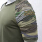 olivgrünes Shirt, Combatshirt, darkwear, aberfashion, Tarnshirt, 6DBH, schnittmuskel