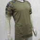 olivgrünes Shirt, Combatshirt, darkwear, aberfashion, Tarnshirt, 6DBH, schnittmuskel, Raglanshirt olivgrün