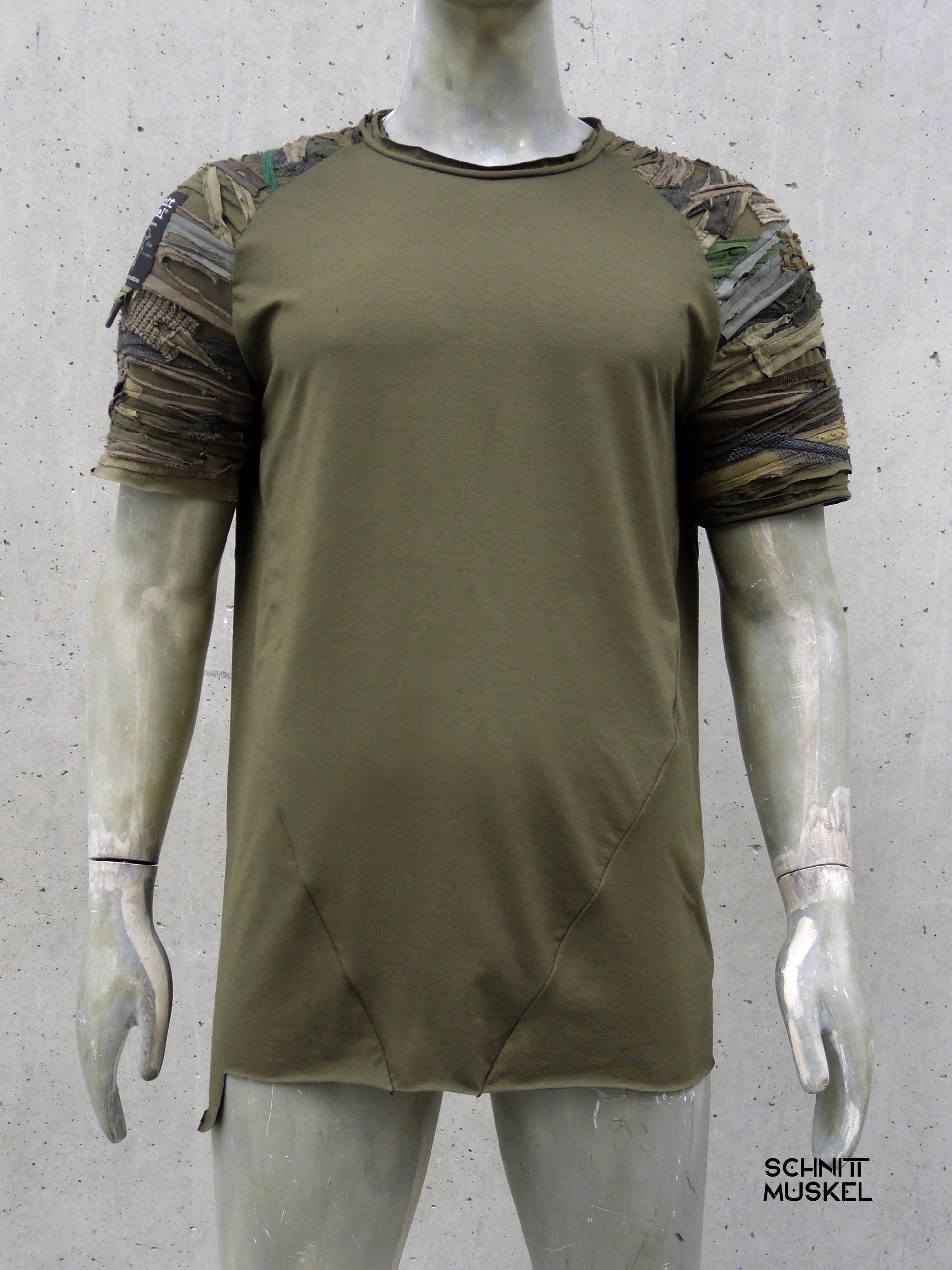 olivgrünes Shirt, Combatshirt, darkwear, aberfashion, Tarnshirt, 6DBH, schnittmuskel
