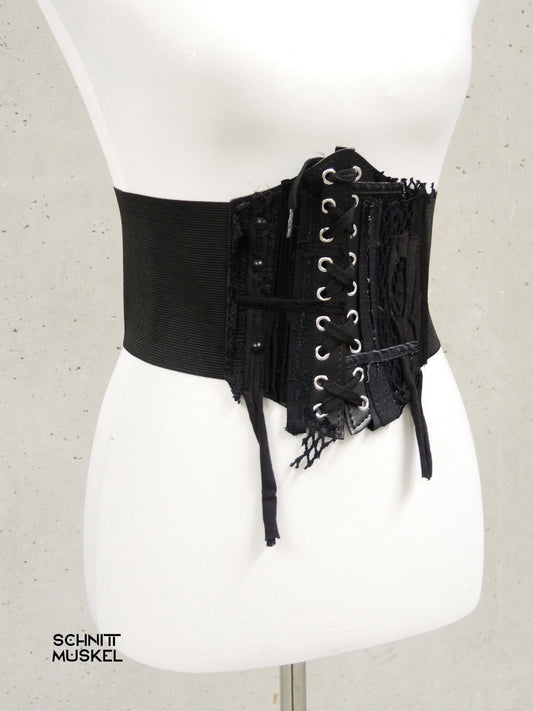 Taillengürtel, breiter Gorhic Gürtel Korsettgürtel, Gothicmode für Damen