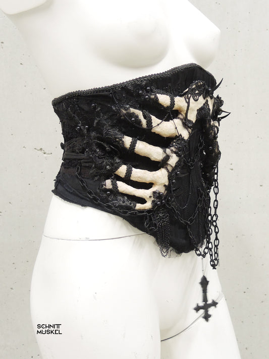 Gothickorsett, Knochenkorsett, Reliquienkorsett 