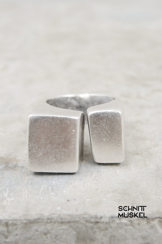 Ring Kubus, avantgarde Ring, darkavantgarde Schmuck