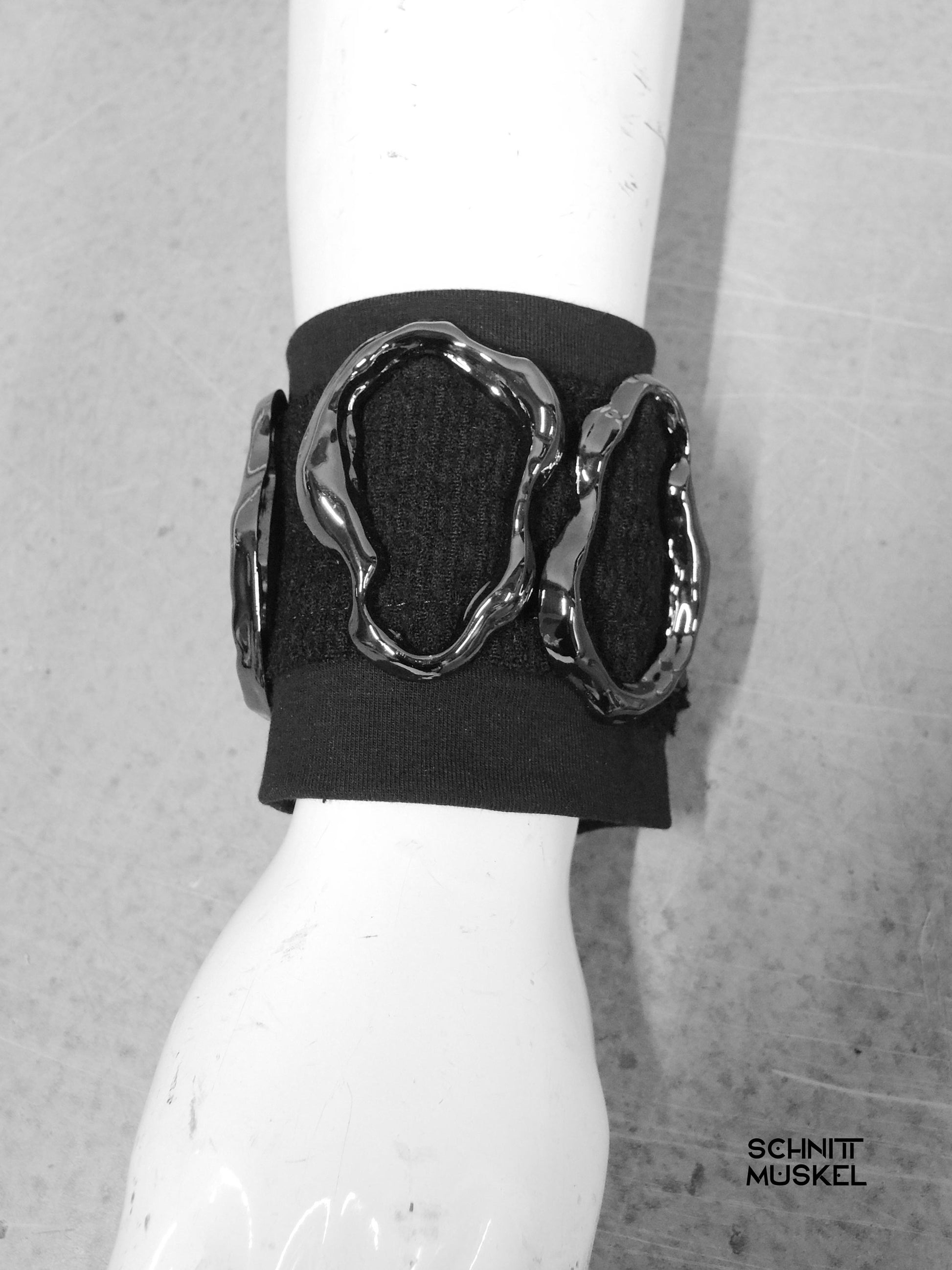 darkavantgarde Armband, Stoffschmuck, dark, Gothic, Gothicavantgarde