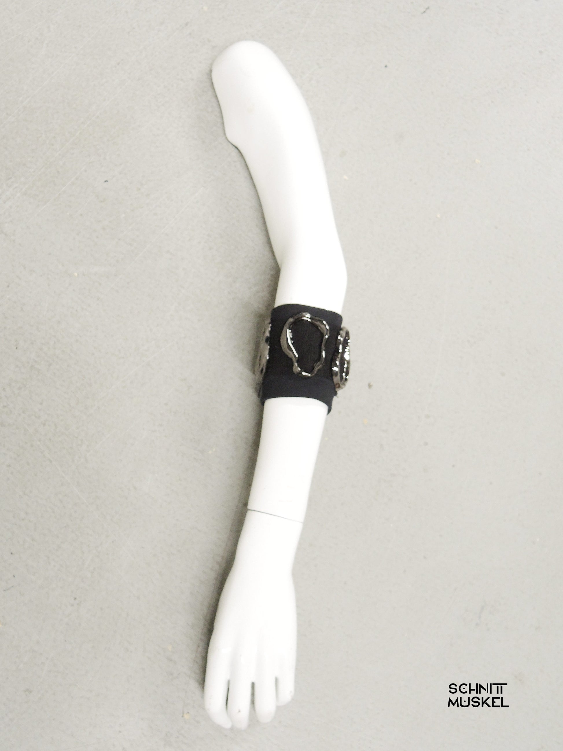 darkavantgarde Armband, Stoffschmuck, dark, Gothic, Gothicavantgarde