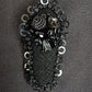 Sargbrosche, Gothic Brosche, Coffinpin, Sargschmuck, Gothicschmuck