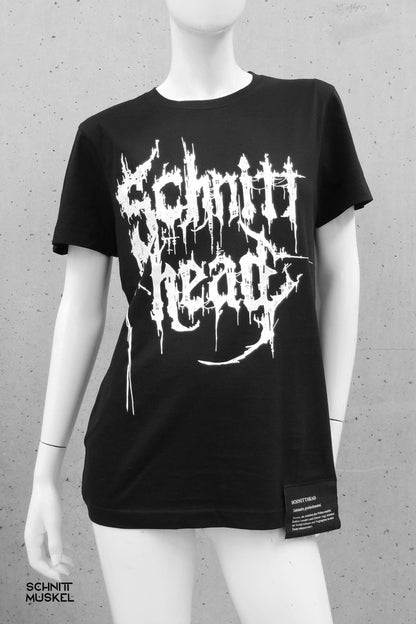 Schnitthead, Schnittmuskel T-Shirt, darkwear, darcyberfashion, Gothicshirt, Raveshirt, Gothic T-Shirt für Herren, postapokalyptisches Shirt, Black Metal Shirt