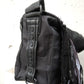 Gothic Tasche, postapokalyptische Tasche, Tasche mit Vogelschädel, schwarze Tasche mit Bändern, destroyed Tasche, upcycling Tasche, darkavantgarde Tasche, Gothic Umhängetasche, Unikattasche
