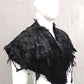 handgemachtes schwarzes Cape mit schwarzer Beschichtung. Avantgarde
Post Apocalyptic Cape mit Schnallen und Nieten Unikat
Gothic Cape Unisex mit Kapuze Raw Look