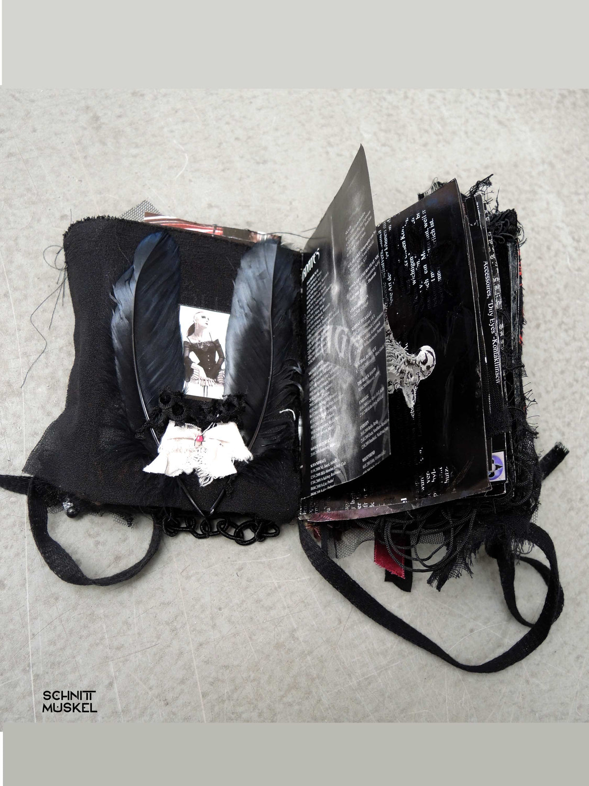 Gothic Grimoire, Gothicbuch, Szenebuch, Gothic Scrap book, düsteres Scrap Book, 