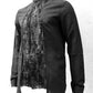 darkavantgarde shirt, darkwear, Gothichemd, Gothicmode für Herren, schwarzes Hemd mit Stehkragen, Stagewear