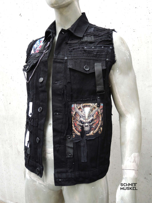 Caliban Kutte, Calibanmerch, Caliban, Metalkutte, Metalweste, 