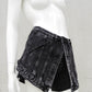 kurze Jeans, Jeansshorts, schwarze kurze Jeans, teckwear Jeans kurz, lagenlook Jeans