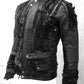 Unikatjacke, Bikerjacke, Gothicjacke, Custom Lederjacke, darkwear, Stageclothing, Bandoutfit