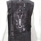ärmellosos Gothichemd, Unikathemd im Gothic Stil, Vogelschädelshirt ärmellos, Gothocmode für Herren, darkcyberfashion, ravestyle