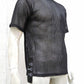 Herren Netzshirt, Netzshirt, Netz T-Shirt, schwarzes Netzshirt, Gothicshirt, Fetischkleidung, Kinky Party Outfit Herren