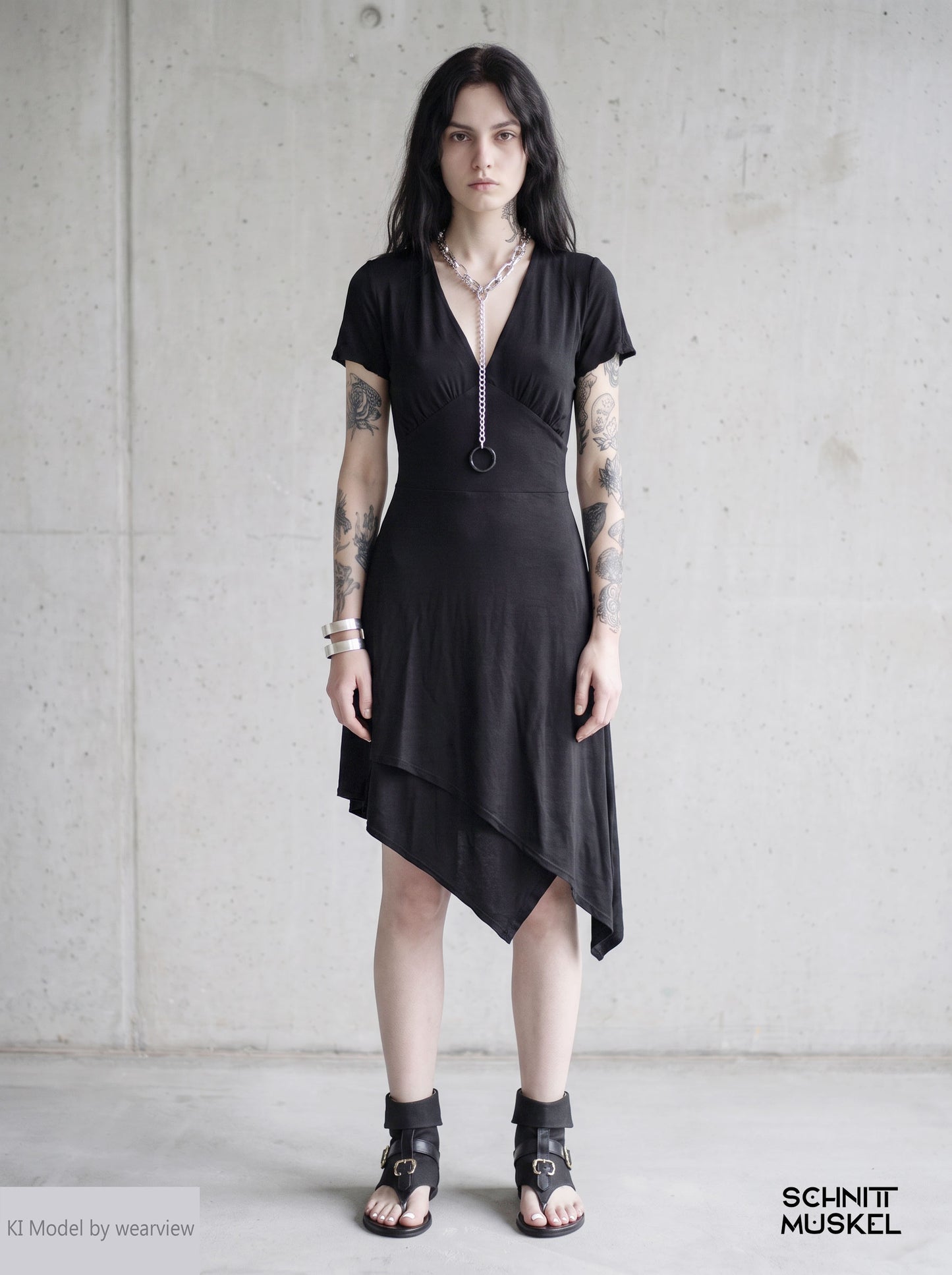Gothic Sommerkleid, schwarzes Korsettkleid, Gothickleid, darkavantgarde Sommerkleid, Darkavantgarde Mode
