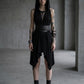Darkavantgarde Gürtel, breiter schwarzer Gürtel im Darkavantgarde Stil, Gothicgürtel, darkpriestoutfit, postapokalyptisches Outfit