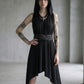 geflochtener schwarzer Gürtel, Gothicgürtel, Flechtgürtel, schwarzer breiter Gürtel, darkavantgade Mode, darkwear