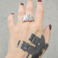 organischer Ring, darkavantgarde Ring, Gothic Ring, darkavantgarde Schmuck
