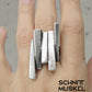 darkavantgarde Ring, darkavantgarde Schmuck, TARS Ring, grober Ring, grosser Ring, nicht allergener Schmuck