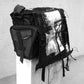 Unikattasche, Gothictasche, darkweartasche, darkwear, Gothicmode, Gothicaccessoire, Tasche mit Knochen, Punktasche, Custombag