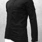 Gothiclangarmshirt für Herren, Gothicshirt, darkwear langarmshirt, darkavantgarde Mode für Herren, Festivalfashion, Festivaloutfit