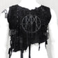 Distressed Weste, schwarze Weste Herren Damen, avantgarde Fashion, Techwear Germany, Schnittmuskel Design, handgefertigte Weste, Industrial Streetwear, Unisex Tactical Vest, Gothicmode, kinky Outfit, Gothicweste, postapokayptische Mode