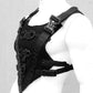 Harness Weste, schwarze Harness Weste, Techwear Harness, Gothic Fashion Germany, Kinky Outfit Accessoire, Schnittmuskel Harness, avantgarde Mode, Unisex Tactical Vest, Fetish Fashion Harness