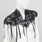 Gothic Darkavantgarde Kragen, Gothickragen, Gothiccape, Spitzencape, Spitzenkragen schwarz, schwarzer Spitzenkragen, Schulterstück, Schulterpiece, Gothicmode für Damen, Gothicmode für Frauen,